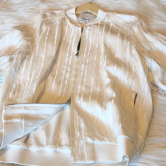 NWT 3.1 Phillip Lim White Bomber Jacket size 6 - Picture 10 of 17